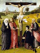 Crucifixion with a Donor